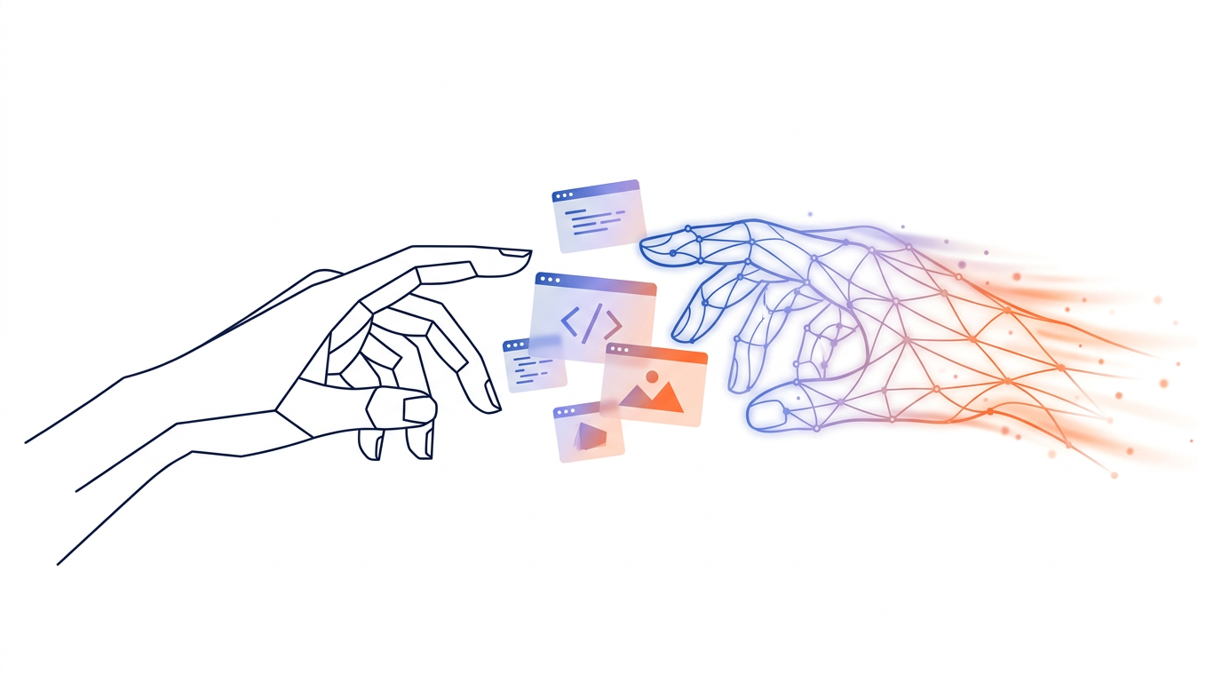 KI und Menschen bauen gemeinsam Software – skavu